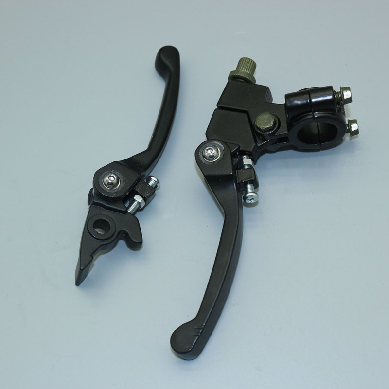 7/8&quot; FOLDING BRAKE CLUTCH LEVER SET SDG SSR 70 110 107 125 PIT BIKE