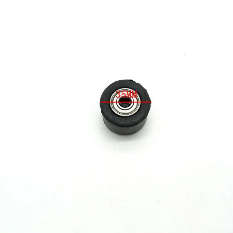 8mm Motorcycle Dirt Bike Chain Roller Tensioner Pulley Wheel Guide Black AP