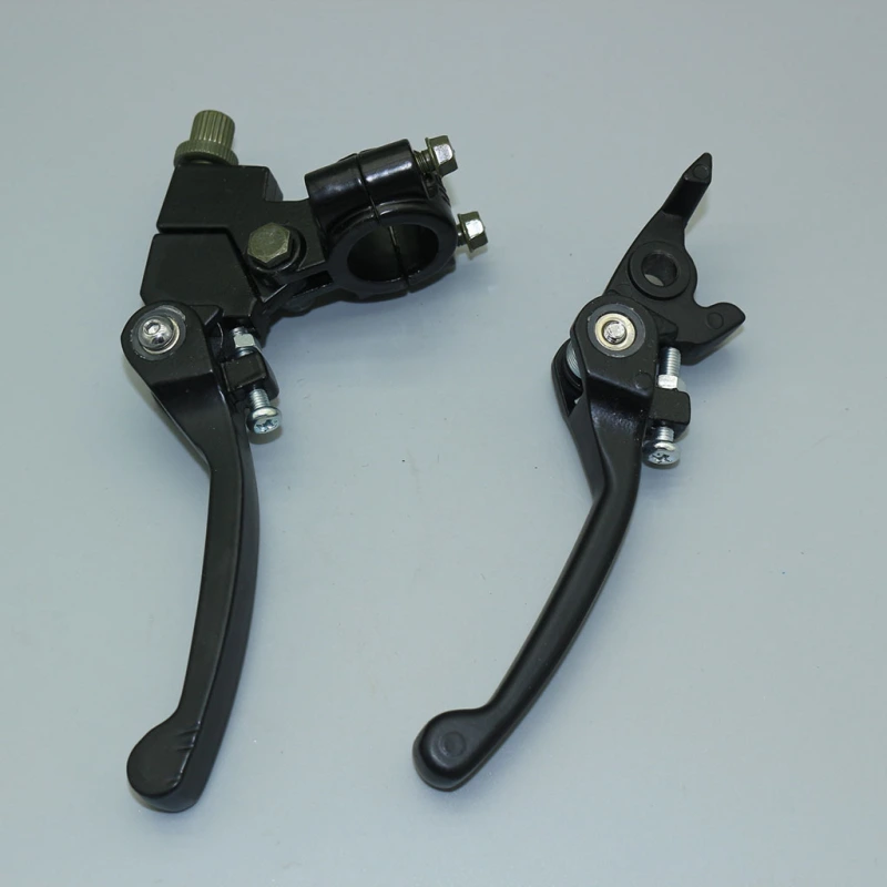 7/8&quot; FOLDING BRAKE CLUTCH LEVER SET SDG SSR 70 110 107 125 PIT BIKE