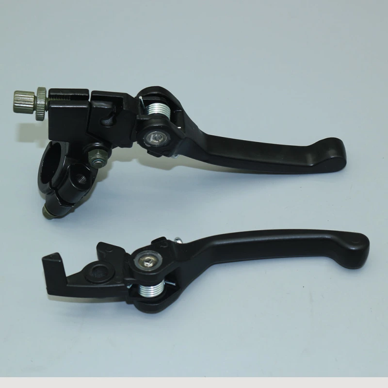 7/8&quot; FOLDING BRAKE CLUTCH LEVER SET SDG SSR 70 110 107 125 PIT BIKE