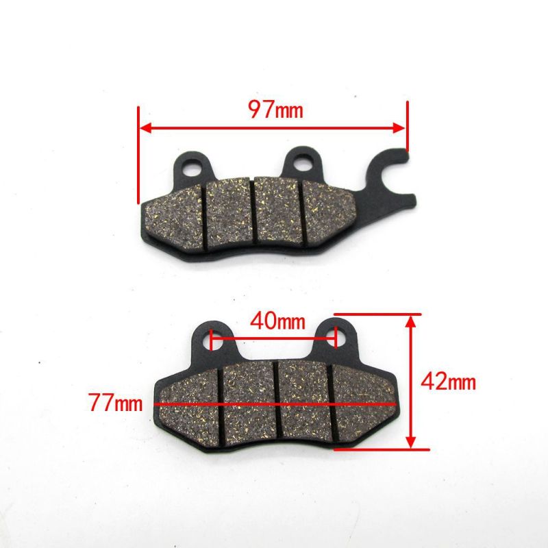 Brake Pads For ATV Kawasaki Kazer115 KVF300 400 350 750 Yamaha XTZ750 89-95