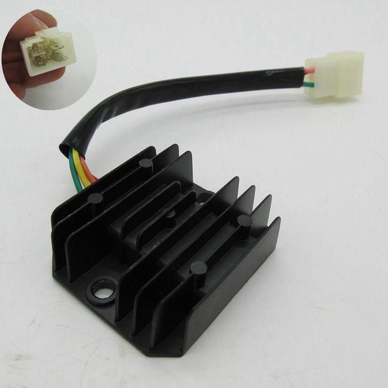 4 Pins Male Plug Voltage Regulator Rectifier For GY6 50cc 125cc 150cc Engine Scooter Moped Motorcycle Motocross