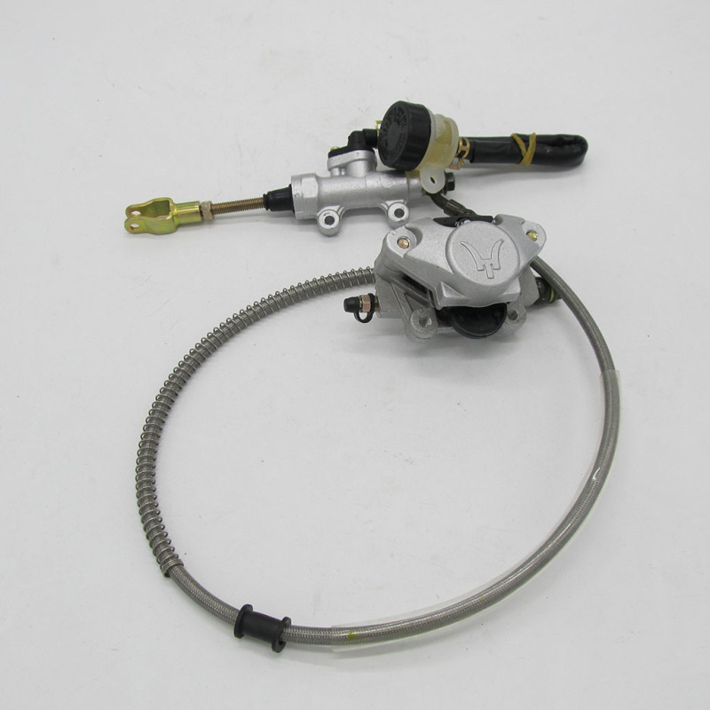 Rear Foot Disc Brake Master Cylinder Assembly with Oiler for 110cc 125cc 150cc 200cc 250cc ATV Quad Dune Buggy