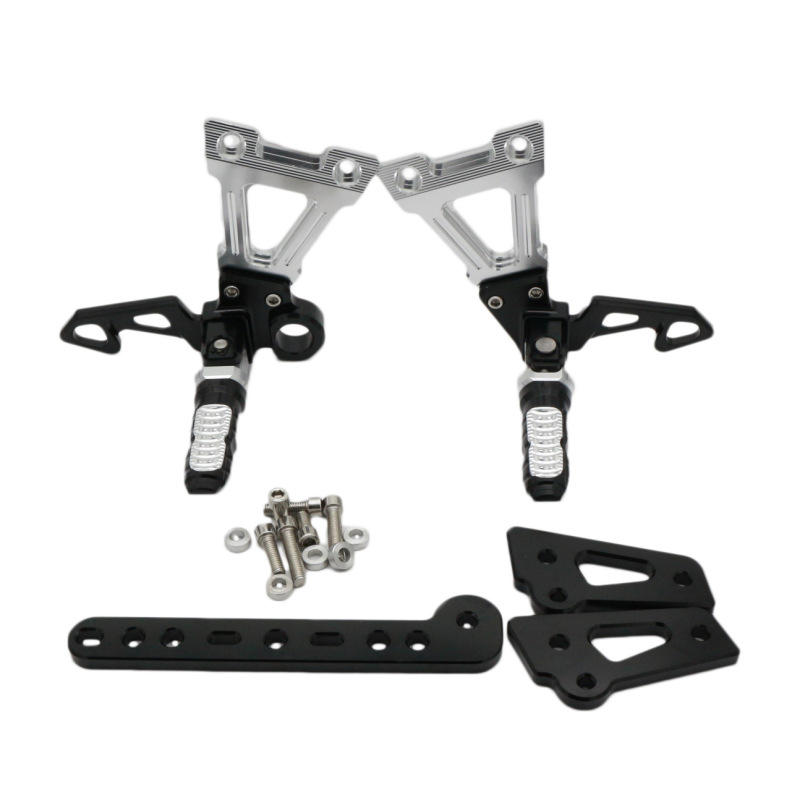 Motorcycle CNC Adjustable Rearset Footrest Pegs Pedal Set For Yamaha RC150 LC150