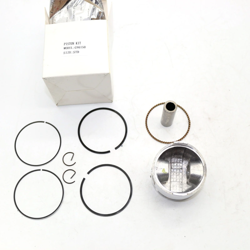 Piston 57.4mm x 38.7mm Rings Kit Honda GY6 150 STD Cylinder Motorcycle 150cc NOS