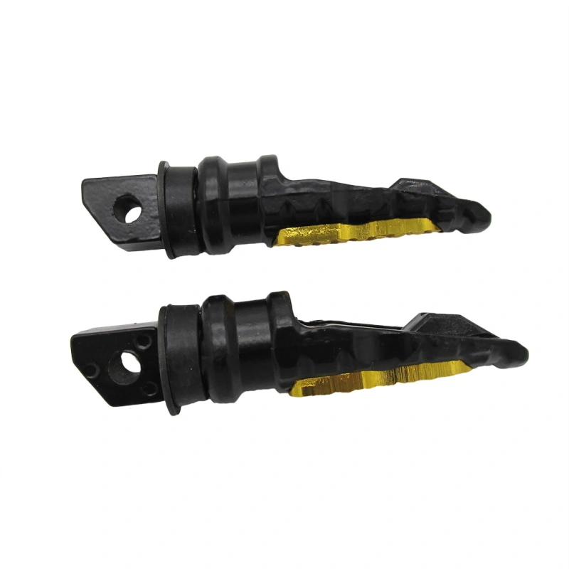 Pair 8mm Hole Universal Motorcycle Passenger Rear Foot Pegs Pedal for Suzuki GSXR 600 750 Dirt Bike