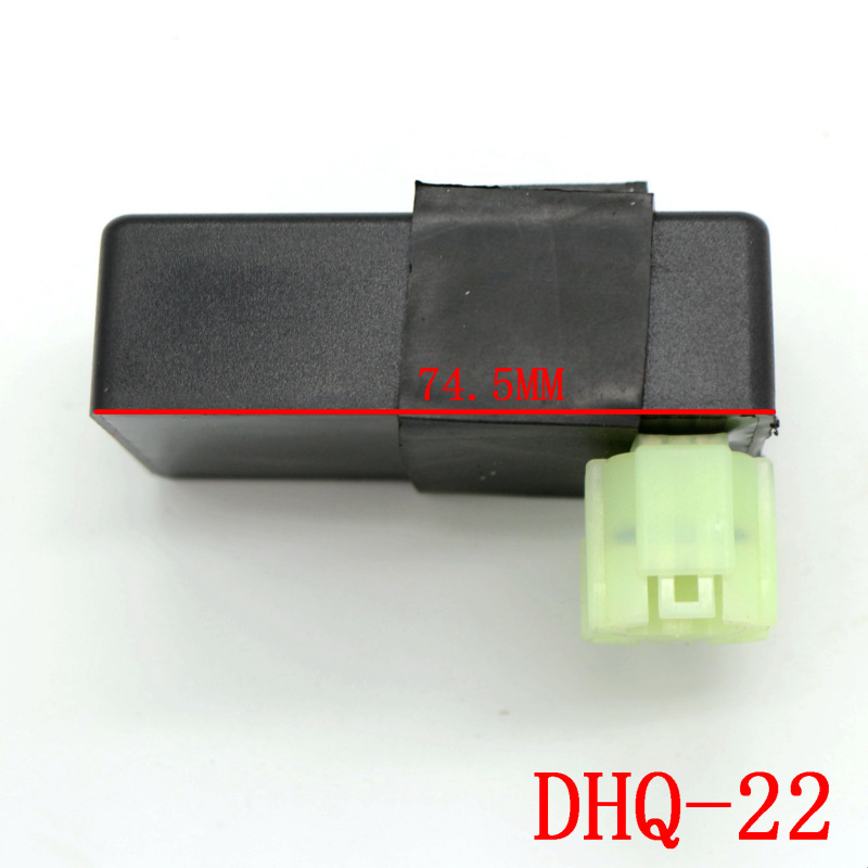 6 Pin CDI Black Plastic Motorcycle Electronic Igniter Ignition for GY6-125