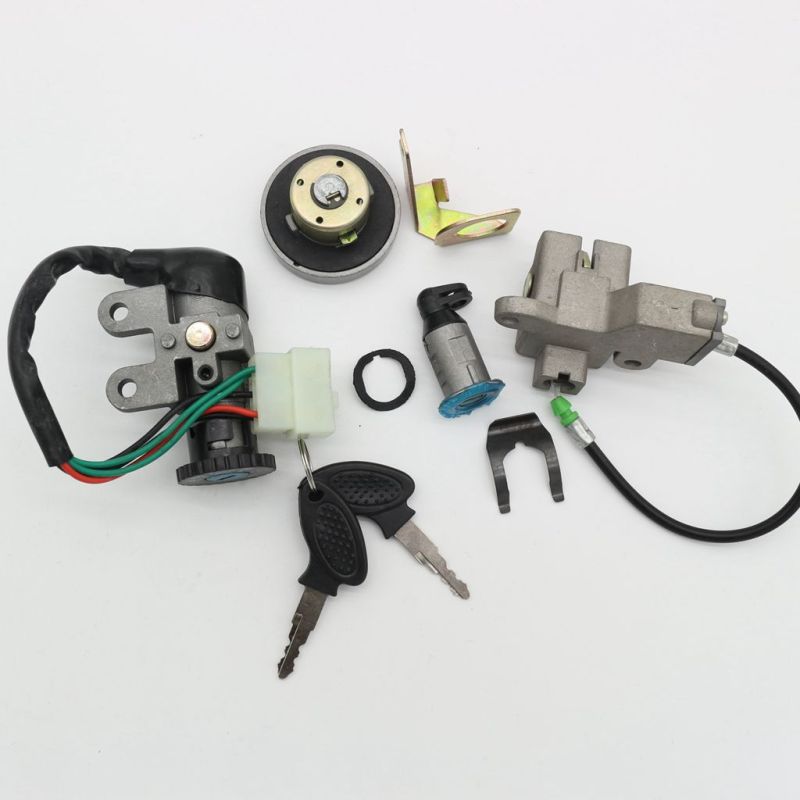 50CC SCOOTER PARTS 50QT-6 IGNITION SWITCH LOCK KEY SET LIFAN TAOTAO OEM REPLACEM