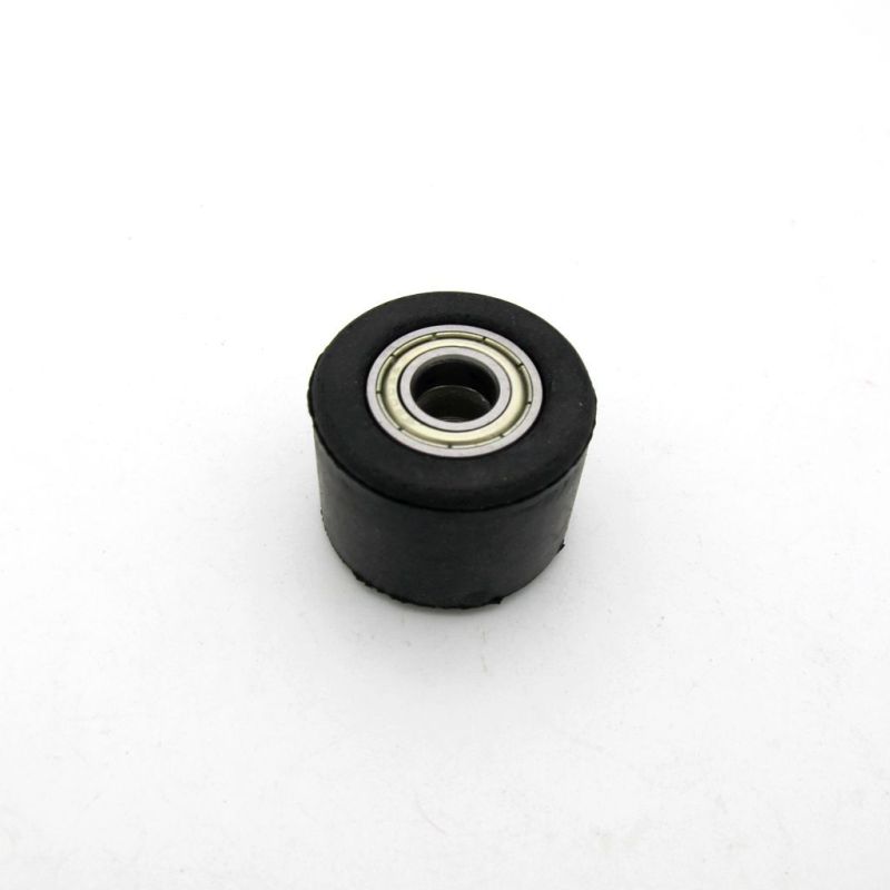 8mm Motorcycle Dirt Bike Chain Roller Tensioner Pulley Wheel Guide Black AP