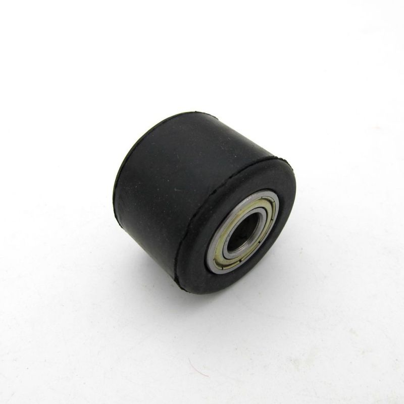 8mm Motorcycle Dirt Bike Chain Roller Tensioner Pulley Wheel Guide Black AP