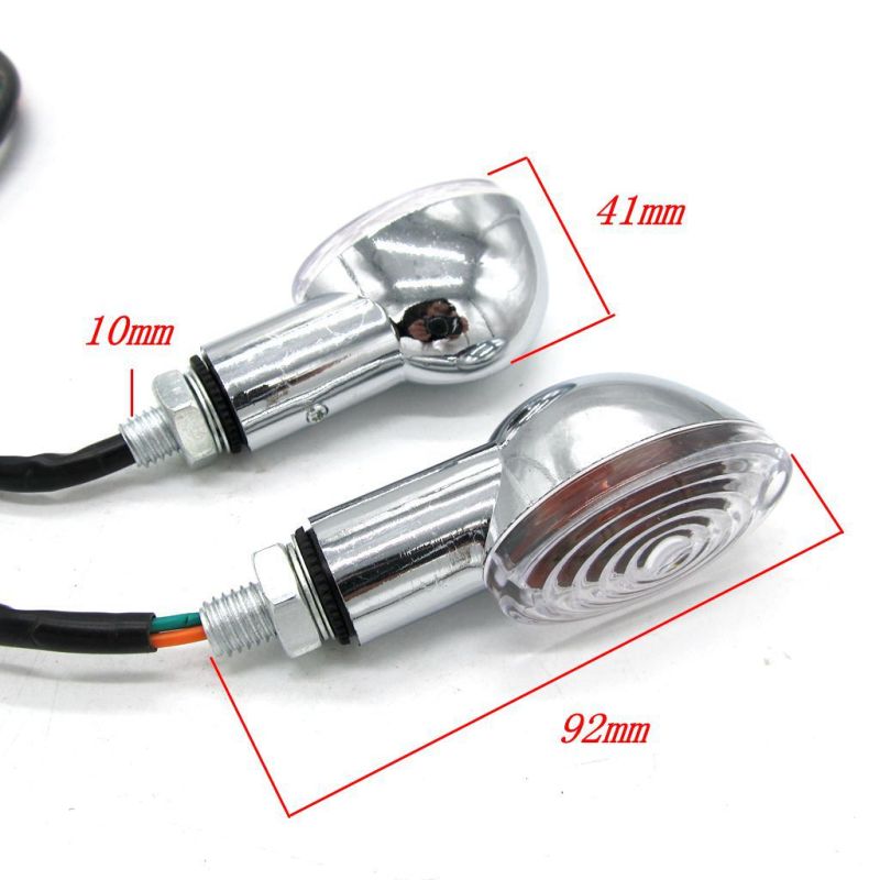 12V 10W Chrome Universal Turn Signal Light