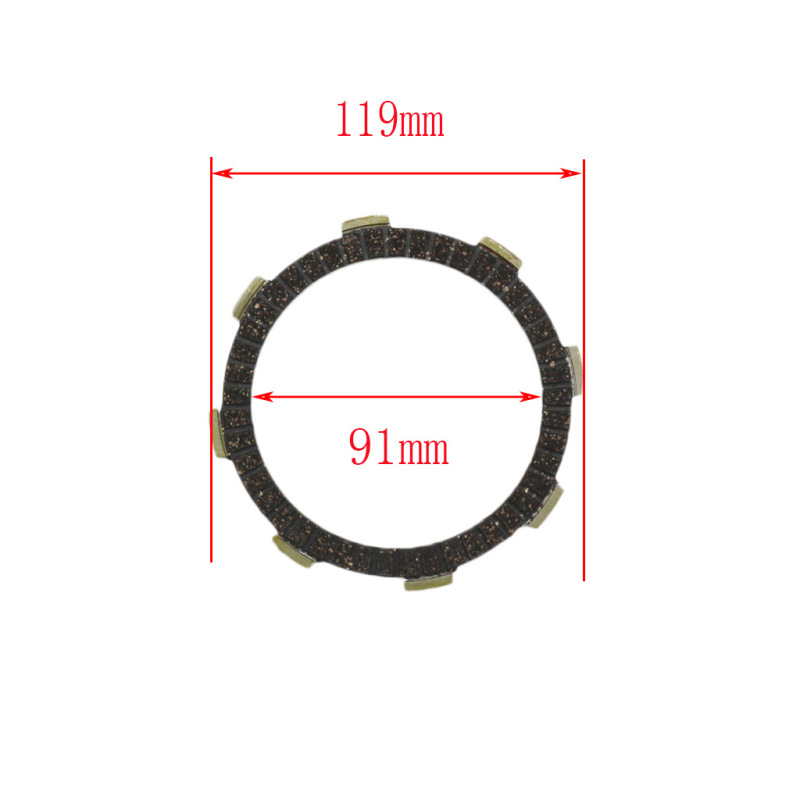 5 Pcs Motorcycle Motors Clutch Friction Disc Plate set for CG125 125cc CB125