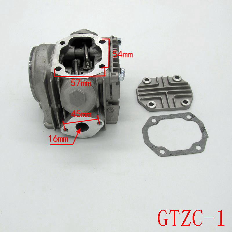 39mm Horizontal Engine  Cylinder Head Kit For 50cc ATV