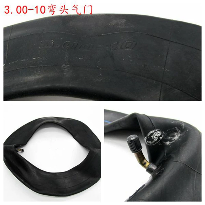 DIRT BIKE INNER TUBE FOR TIRE SIZE 3.00-10 WITH L SHAPE VALVE