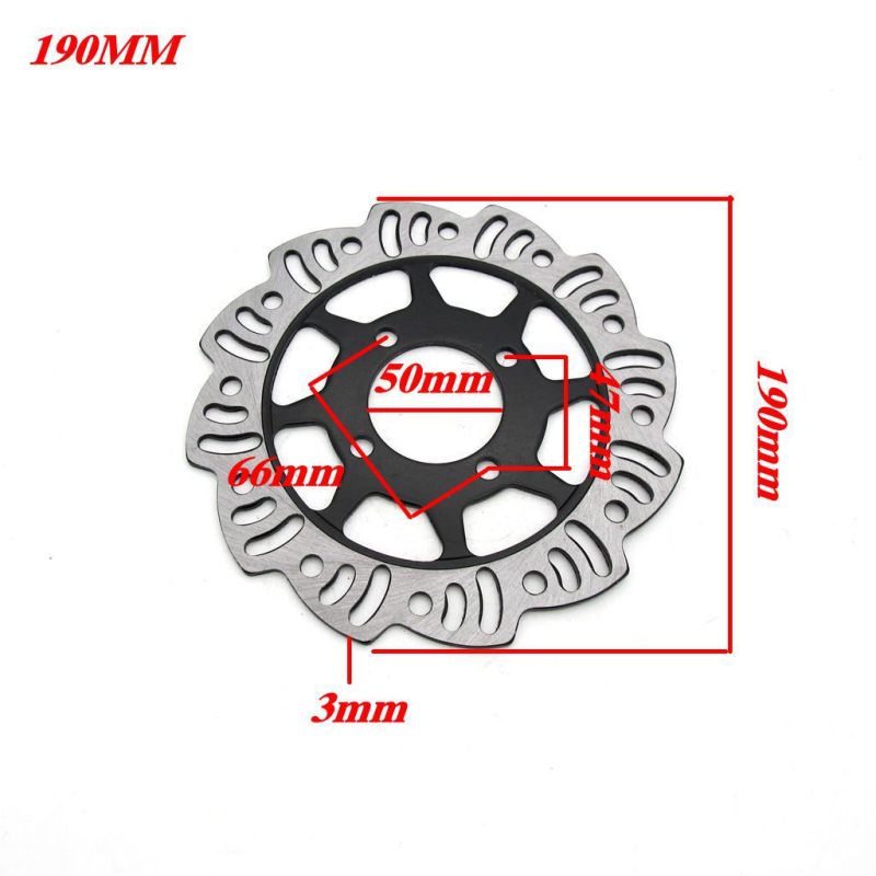 190mm Disc Brake Rotor For Dirt Bike Scooter Moped