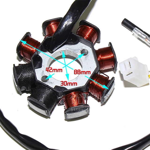 8-coil AC Ignition Stator Magneto For GY6 50cc