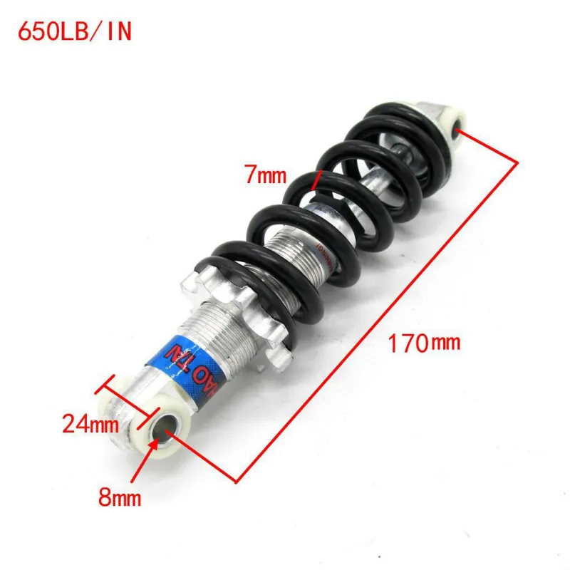 650LB/IN Shock Absorber For ATV Mini Bike