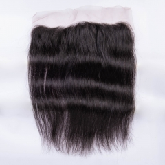 11A  virgin human hair transparent lace frontal Hair Natural Straight Hair Brazilian Human Lace Frontal