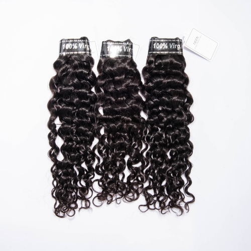 10A Grade Natural Black Color Italian Curly Hair