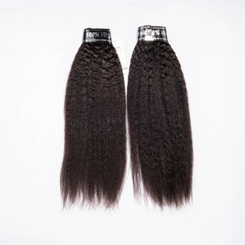 100% Virgin Hair Brazilian Kinky Straight Human Hair