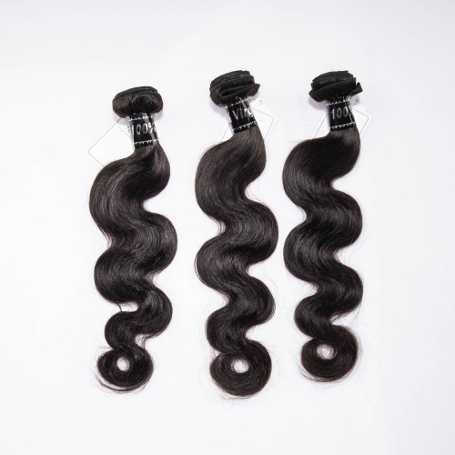 Wholesales Brazilian Virgin Hair Silky Body Wave Hiar Extension can dye and bleach 27#