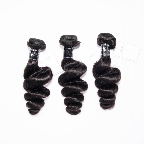 Natural Brazilian Human Hair Extensions Loose Curly Hair can dye and bleach 27#