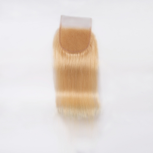 613 Blonde Raw Virgin Natural Straight Cuticle Aligned Lace Closure