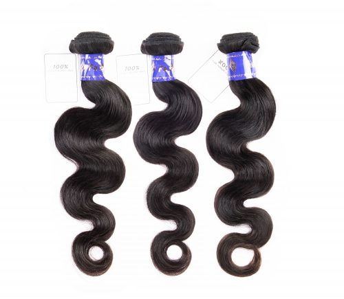 Hot Brazilian Human Hair Extension Raw Virgin Hair Body Wave Weaves Can be bleached &amp;dyed to 613#