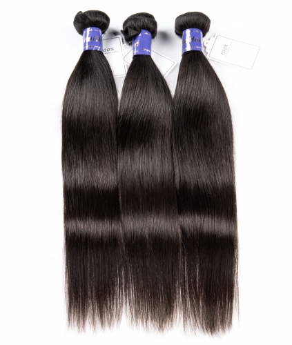 Top Raw Human hair Grade Hair Raw Natural Straight Hair Weave Can be bleached &dyed to 613#