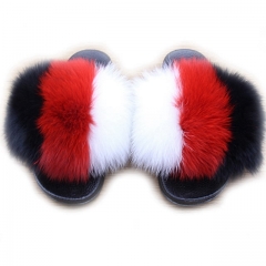 Flash Sale Oversize Retail Cheap Price Fur Slippers For Women Outdoor