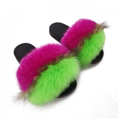 High quality baby slidesbaby sandals fur slidesfur slides and matching purses furry slippers for wholesales