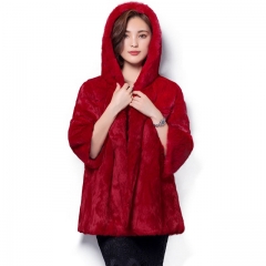 2019 Luxury Wholesale Women Soft Feel Rabbit Fur Coat
