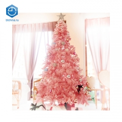 1.5-1.8m粉色植绒圣诞树