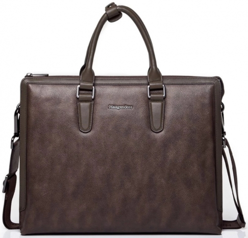 Men Genuine Leather Briefcase