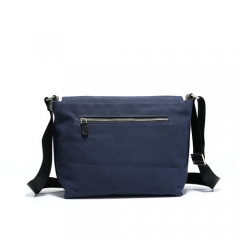 Men's shoulder bags with leather trims