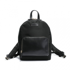 Lady's backpacks with leather trims