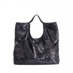 Ladies' sequin tote bags