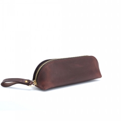 Leather coin pouch