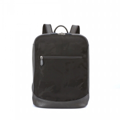 Leather& Fabric backpack