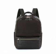 Leather & Fabric backpack