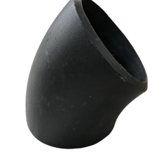 Black Sch80 Seamless 45 90 Degree Lr Sr Forged Carbon Steel Pipe Fitting Elbow