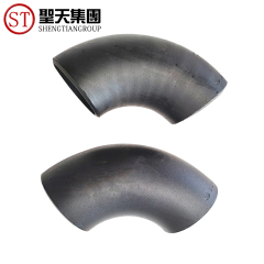 Carbon Steel A234wpb 45 60 90 180 Butt Welding Lr Sr Pipe Fitting Elbow