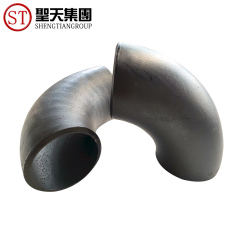 ASTM A106 GRB Black Painted Carbon Steel 45 Degrees Pipe Fittings Elbow