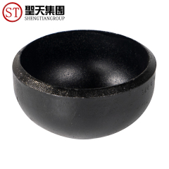 Sch40 90 Degree Carbon Steel Pipe Fitting Cap