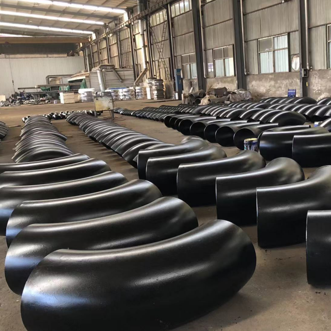 Dimensions of 180 degree butt weld elbows
