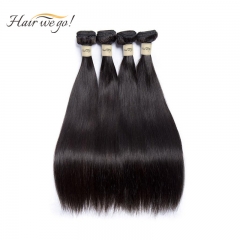 (3PCS）100% Human Hair Natural Color Straight Bundles-9A