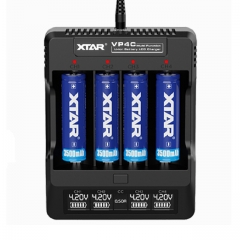 XTAR VP4C LCD Li-ion Battery Charger