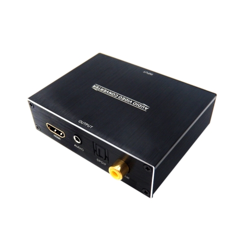 ROFAVEZCO  HDMI audio extractor HDMI IN& HDMI OUT with SPDIF/Coaxial, stereo audio output，audio visual receiver