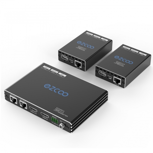 DELTACO PRIME HDMI-splitter, 1in, 2 ut, HDMI 2.0, 4K, UHD, svart