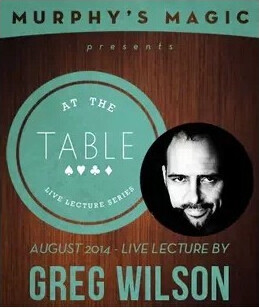 At the Table Live Lecture starring Greg Wilson